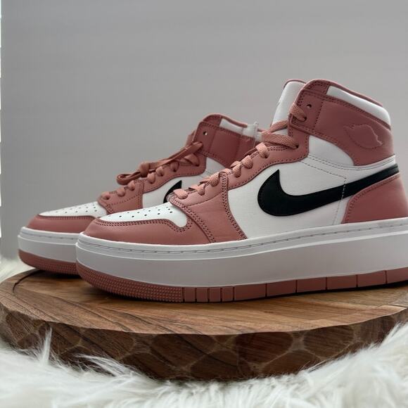 Nike Air Jordan 1 Elevate High Red Stardust Women's 12 Platform DN3253-601 - Picture 6 of 14